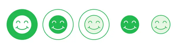 stock vector smile icon set. smile emoticon icon. feedback 