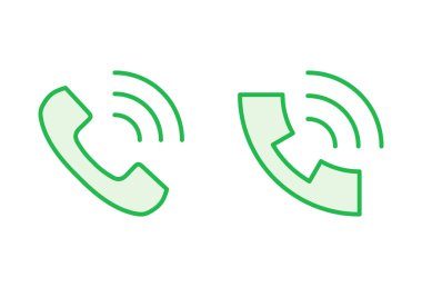 Simge seti. Telefon simgesi vektörü. Telefon simgesi vektörü. Bizimle irtibata geç 