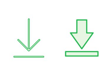 Simge indir. Vektör simgesi indir