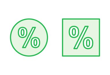 İndirim simgesi seti. İndirim etiketi simgesi. 