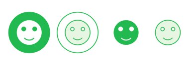 Gülümseme ikonu hazır. Gülümseme simgesi. Geri bildirim 