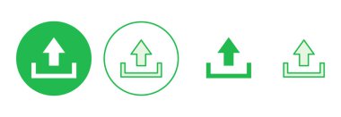 Simge yükleme seti. veri simgesi yükle