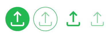 Simge yükleme seti. veri simgesi yükle