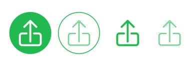 Simge yükleme seti. veri simgesi yükle