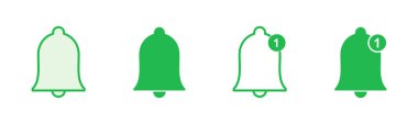 Bell Simgesi hazır. Web sitenizin tasarımı için bildirim simgesi