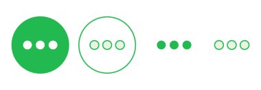 Menü Simgesi ayarlandı. Web menü simgesi. Hamburger menüsü sembolü