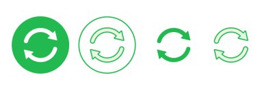 Simge yenileniyor. Simge vektörünü yeniden yükle. Simgeyi güncelle.