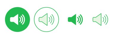 Hoparlör simgesi hazır. Hacim simgesi vektörü. Hoparlör ikon vektörü. ses sembolü