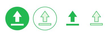 Simge yükleme seti. veri simgesi yükle