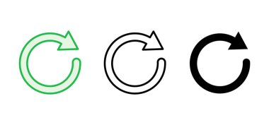 Simge yenileniyor. Simge vektörünü yeniden yükle. Simgeyi güncelle.