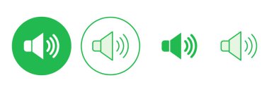Hoparlör simgesi hazır. Hacim simgesi vektörü. Hoparlör ikon vektörü. ses sembolü
