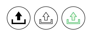 Simge yükleme seti. veri simgesi yükle