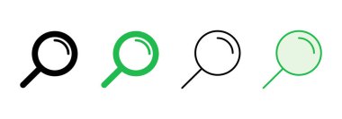 Arama simgesi ayarlandı. Büyüteç simgesini ara