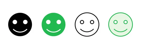 stock vector smile icon set. smile emoticon icon. feedback 