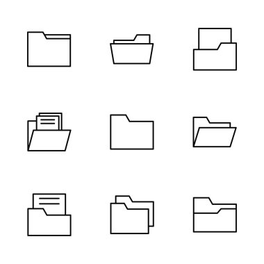 Dizin simgesi ayarlandı. dizin vektör simgeleri