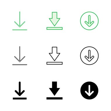 Simge indir. Vektör simgesi indir