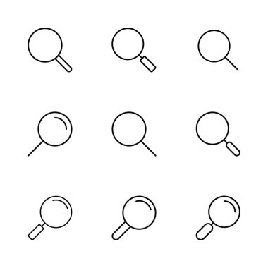 Arama simgesi ayarlandı. Büyüteç simgesini ara