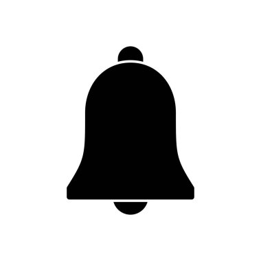 Bell Simgesi vektörü. Web sitenizin tasarımı için bildirim simgesi