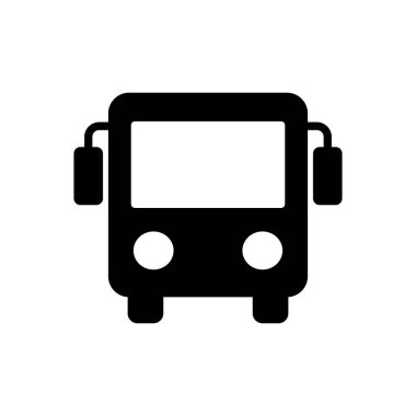 Otobüs simgesi vektörü. bus vektör simgesi