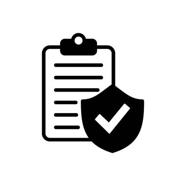 Sigorta ikonu vektörü. sigorta sembolü vektörü