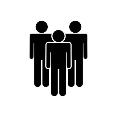 İnsanlar ikon vektörü. Kişi simgesi vektörü. Kullanıcı Simgesi vektörü