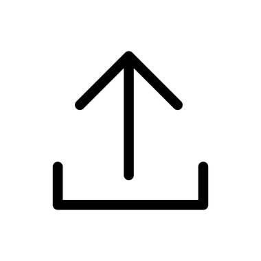 Simge vektörünü yükle. veri simgesi yükle