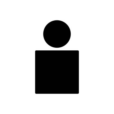 Kullanıcı Simgesi vektörü. İnsan imzası. insanlar simgesi. 