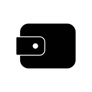 Cüzdan simgesi vektörü. cüzdan vektör simgesi