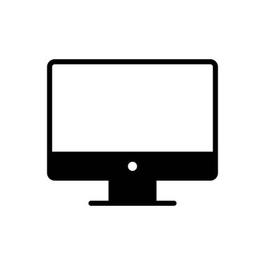 Bilgisayar simgesi vektörü. bilgisayar izleyici simgesi vektörü.