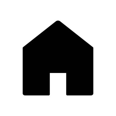 Ev ikonu vektörü. Ev simgesi vektörü