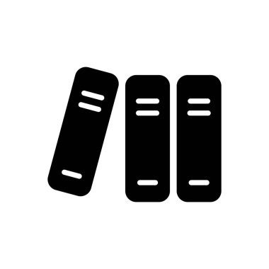 Kütüphane simgesi vektörü. eğitim simgesi vektörü