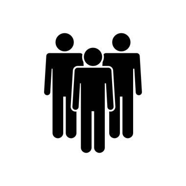 İnsanlar ikon vektörü. Kişi simgesi vektörü. Kullanıcı Simgesi vektörü