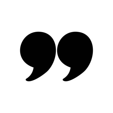 Simge vektöründen alıntı. Tırnak işareti sembolü.