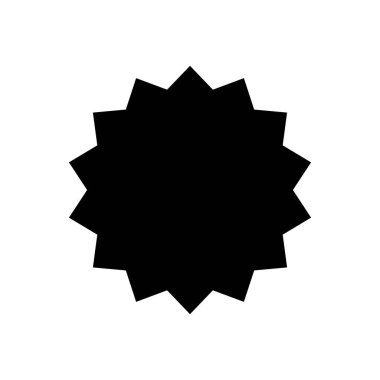 Rozet simgesi vektörü. Ödül ikonu. Başarmak. Damga