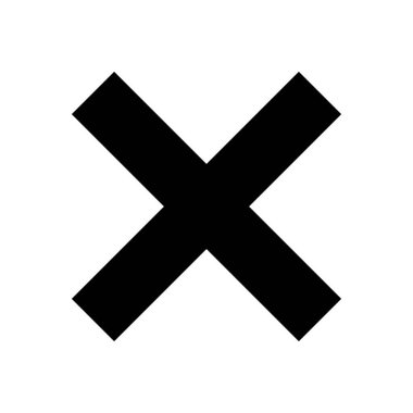 Vektör simgesini kapat. Simge vektörünü sil. çapraz işaret