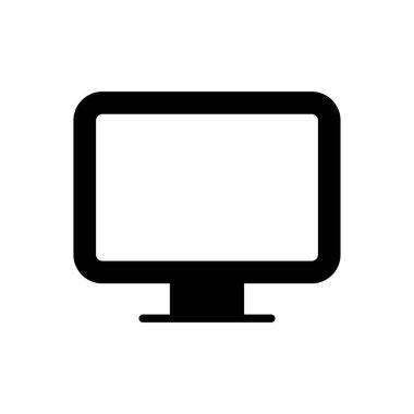 Bilgisayar simgesi vektörü. bilgisayar izleyici simgesi vektörü.