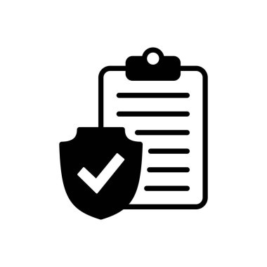 Sigorta ikonu vektörü. sigorta sembolü vektörü