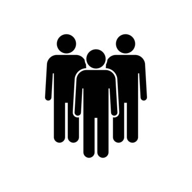 İnsanlar ikon vektörü. Kişi simgesi vektörü. Kullanıcı Simgesi vektörü