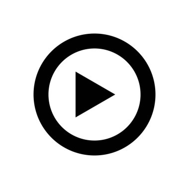 Simge vektörünü çal. Düğme vektör simgesini çal