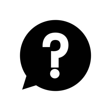 Soru simgesi vektörü. soru işareti vektörü.