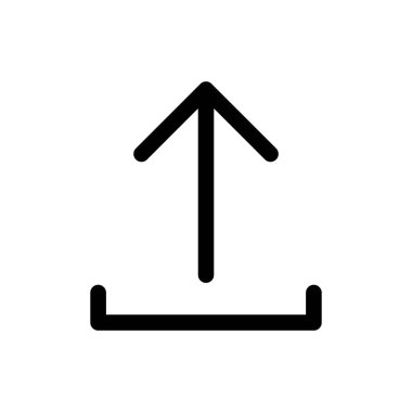 Simge vektörünü yükle. veri simgesi yükle