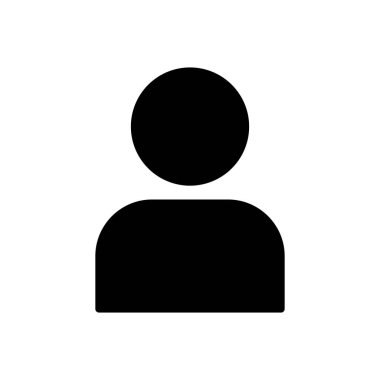 Kullanıcı Simgesi vektörü. İnsan imzası. insanlar simgesi. 