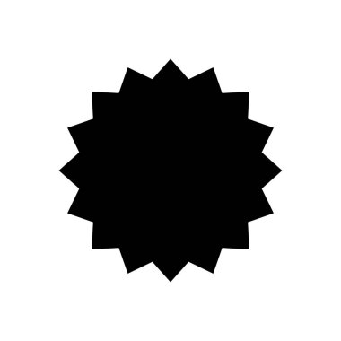 Rozet simgesi vektörü. Ödül ikonu. Başarmak. Damga