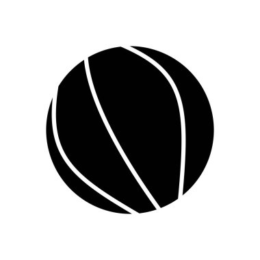 Basketbol ikonu vektörü. Basketbol ikonu. Basketbol logo vektör simgesi