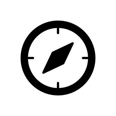 Pusula simgesi vektörü. ok pusula simgesi vektörü