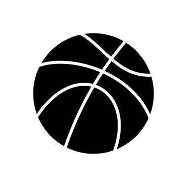 Basketbol ikonu vektörü. Basketbol ikonu. Basketbol logo vektör simgesi