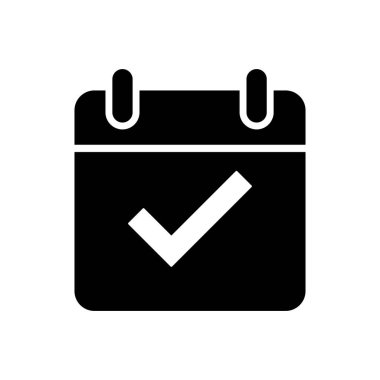 Takvim simgesi vektörü. Takvim sembolü. takvim vektör simgesi