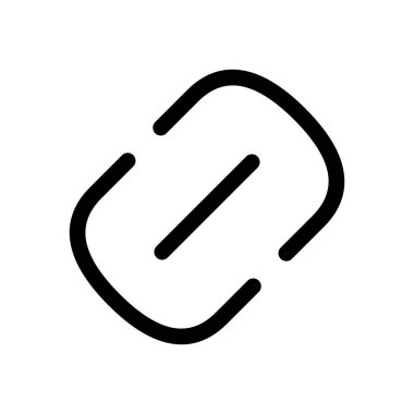 Bağlantı simgesi vektörü. Hiper bağlantı zinciri sembolü.