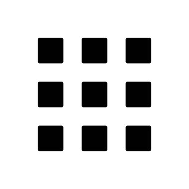 Menü Simgesi vektörü. Web menü simgesi. Hamburger menüsü sembolü