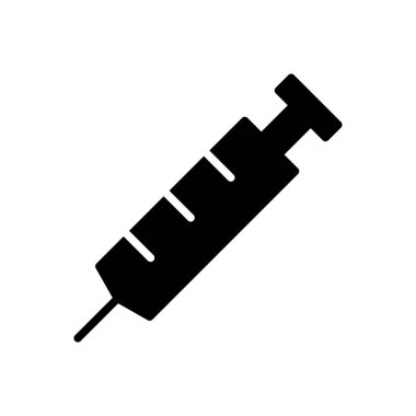 Şırınga ikon vektörü. enjeksiyon simgesi vektörü.